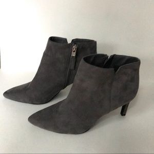 Sam & Libby Gray Heeled Boots